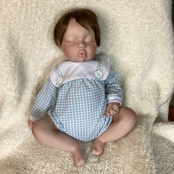 Paradise Galleries Precious In Their Sleep Andrew Ashley Dolls Diane Bucki Sleep - Picture 3 of 11